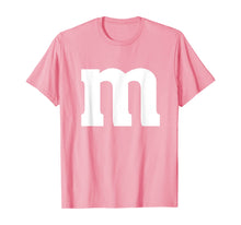 Load image into Gallery viewer, Letter m Shirt lower Case Halloween alphabet costume T-Shirt
