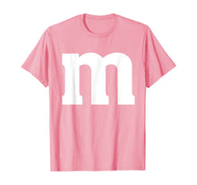 Load image into Gallery viewer, Letter m Shirt lower Case Halloween alphabet costume T-Shirt
