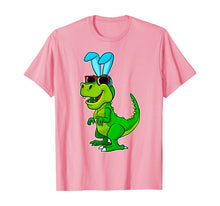 Load image into Gallery viewer, T Rex Easter Bunny Funny Dinosaur Boys Basket Stuffers Kids T-Shirt-92445
