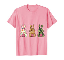 Load image into Gallery viewer, Floral Leopard Camouflage Easter Bunny Flower Rabbit Gift T-Shirt-329059
