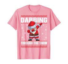 Load image into Gallery viewer, Dabbing through the Snow Boys Shirt Christmas Dabbing Santa T-Shirt
