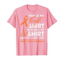 Load image into Gallery viewer, This Is My Fight Shirt Kidney Cancer Awareness Month Ribbon T-Shirt-353383
