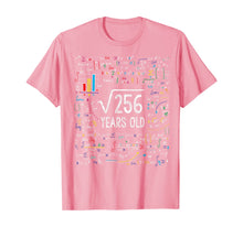 Load image into Gallery viewer, Square Root Of 256 16th Birthday 16 Year Old Gifts Math Bday T-Shirt

