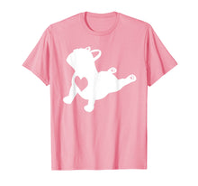 Load image into Gallery viewer, French bulldog yoga pose shirt with love heart frenchie gift
