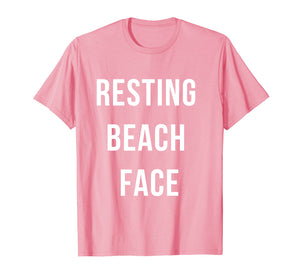 Funny Resting Beach Face T-Shirt