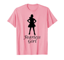 Load image into Gallery viewer, Fearless Girl T Shirt Fearless Girl Statue Wall Street Bull
