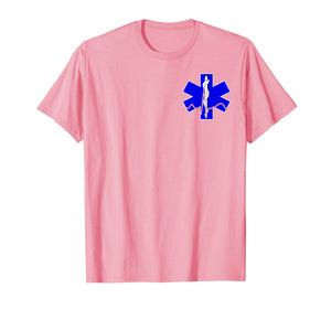 EMT EMS PARAMEDIC Star of Life CADUCEUS EKG T-Shirt