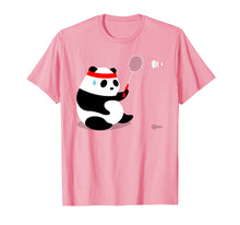 Load image into Gallery viewer, Badminton T-shirt: Panda Getting Sweaty
