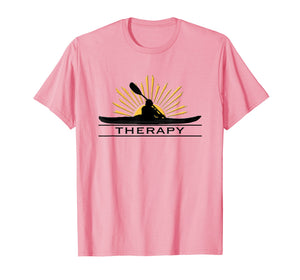 Kayak THERAPY - I love Kayaking T shirt for Kayakers