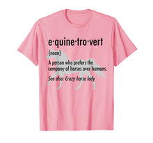 Load image into Gallery viewer, Equine Introvert T-Shirt Funny Horse Lover Gift Shirt
