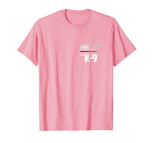 Load image into Gallery viewer, K-9 Police Officer USA Flag T-Shirt LEO Cops Law Enforcement
