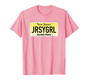 Jersey Girl New Jersey License Plate T-Shirt