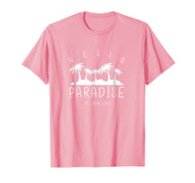 Load image into Gallery viewer, Hello Paradise Palm Tree St. John USVI Souvenir T-shirt
