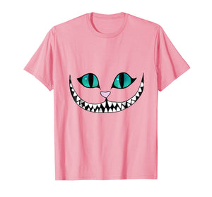 Cheshire Cat T-Shirt - Grinning Invisible Cat Tee Halloween
