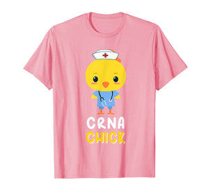 CRNA Chick Anesthesia Shirt with Stethoscope For Mothers Day