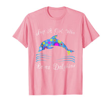 Load image into Gallery viewer, Dolphin Shirts For Girls - Cute Floral Gift Tee Apparel
