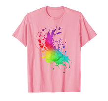 Load image into Gallery viewer, Artist Smock Fun Artist Watercolor Paint Splatter T-Shirt

