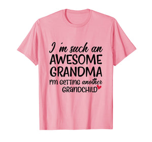 Grandma T-shirt Gender Reveal New Grandma Again Tees