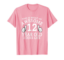 Load image into Gallery viewer, Kids 12th Birthday Tshirt 12 Year old Girls Boys Look Like
