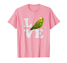 Load image into Gallery viewer, I Love My Budgie T-Shirt | Parakeet Budgerigar Graphic Tee
