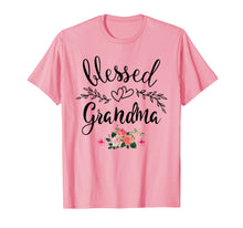 Load image into Gallery viewer, Blessed Grandma T-Shirt with floral, heart Mother&#39;s Day Gift
