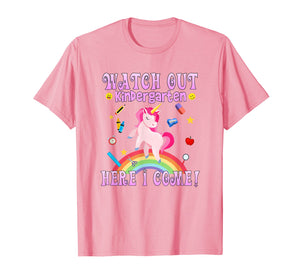 Kindergarten Shirt Watch Out Kindergarten Grade Here I Come