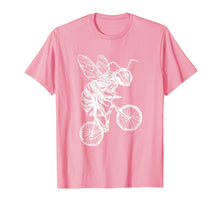 Load image into Gallery viewer, SEEMBO Bee On A Bicycle T-Shirt Cycling Gift Funny Bike
