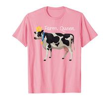 Load image into Gallery viewer, Farm Queen Funny Cow Crown Princess Countrygirl Gift Tshirt
