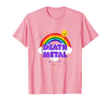 Load image into Gallery viewer, Death Metal Rainbow - Funny Heavy Metal Cool Pink T-Shirt
