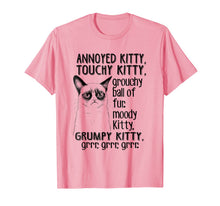 Load image into Gallery viewer, Annoyed Kitty, Touchy Kitty T shirt
