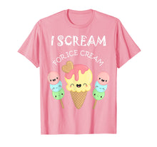 Load image into Gallery viewer, I Scream Ice Cream Summer Shirt Ice Cream Party T-Shirt Kids
