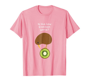 Kiwi Bird Evolution Funny Kiwi Fruit Pun Gift T Shirt