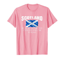 Load image into Gallery viewer, Funny Scottish t-shirt gift for Scot who loves Scotland
