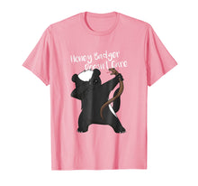 Load image into Gallery viewer, Honey Badger Doesn&#39;t Care Funny Animal Dabbing T Shirt
