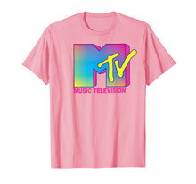 Load image into Gallery viewer, MTV Logo Fluorescent Colors Graphic T-Shirt

