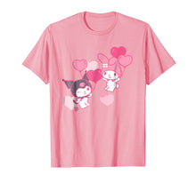 Load image into Gallery viewer, My Melody and Kuromi Valentine&#39;s Day Hearts Tee Shirt
