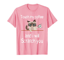 Load image into Gallery viewer, I Willing Scratching You Love Grumpy Cat&#39;s Needs Coffee Tee
