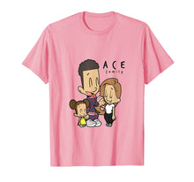 Load image into Gallery viewer, Ace cartoon family t shirt , merch for kids , girl , women .
