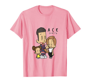 Ace cartoon family t shirt , merch for kids , girl , women .