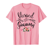 Load image into Gallery viewer, Blessed Grammy Shirt Grandma with floral Mother&#39;s Day T-Shirt
