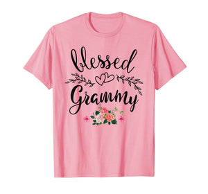 Blessed Grammy Shirt Grandma with floral Mother's Day T-Shirt