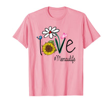 Load image into Gallery viewer, Mom Love Memaw Life #Memawlife Heart Floral Gift T-Shirt
