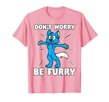Load image into Gallery viewer, Furry Fandom Shirt Don't Worry Be Furry Shirt Wolf Shirt Fox
