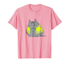 Load image into Gallery viewer, Chubby Kitten Wearing Safety Vest Funny T-Shirt
