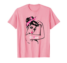 Load image into Gallery viewer, Breast Cancer Warrior TShirt Awareness Tee Support Believe
