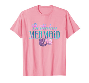 Birthday Mermaid Girl TShirt