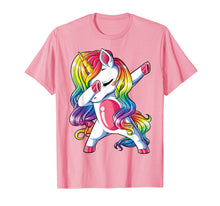 Load image into Gallery viewer, Dabbing Unicorn T shirt Girls Kids Women Rainbow Unicorns
