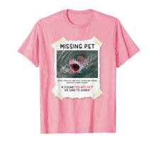 Load image into Gallery viewer, Missing Pet Cool Unique Funny Great White Shark T-Shirt

