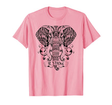 Load image into Gallery viewer, Elephant T-shirt Be Strong Mandala Native American Shamanic
