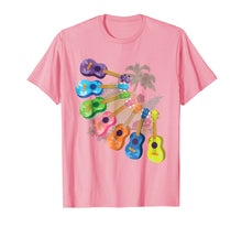 Load image into Gallery viewer, Ukulele Shirt Hawaiian, Colorful Ukulele Tees For Girls
